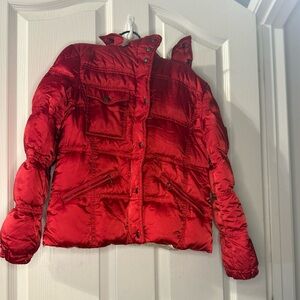 Prada Kids Red Puffer Jacket